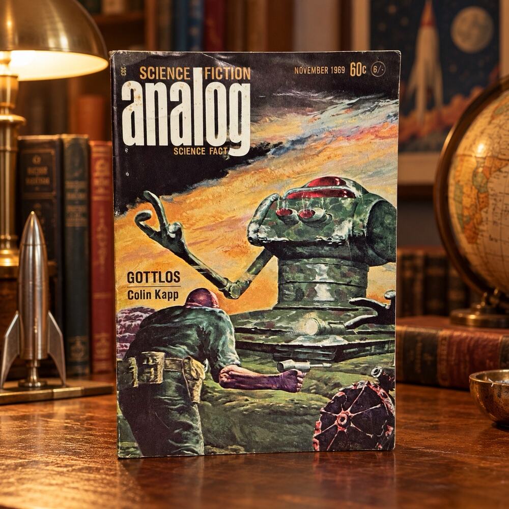 Analog Science Fiction Science Fact Nov 1969 Colin Kapp Gottlos Vincent DiFate